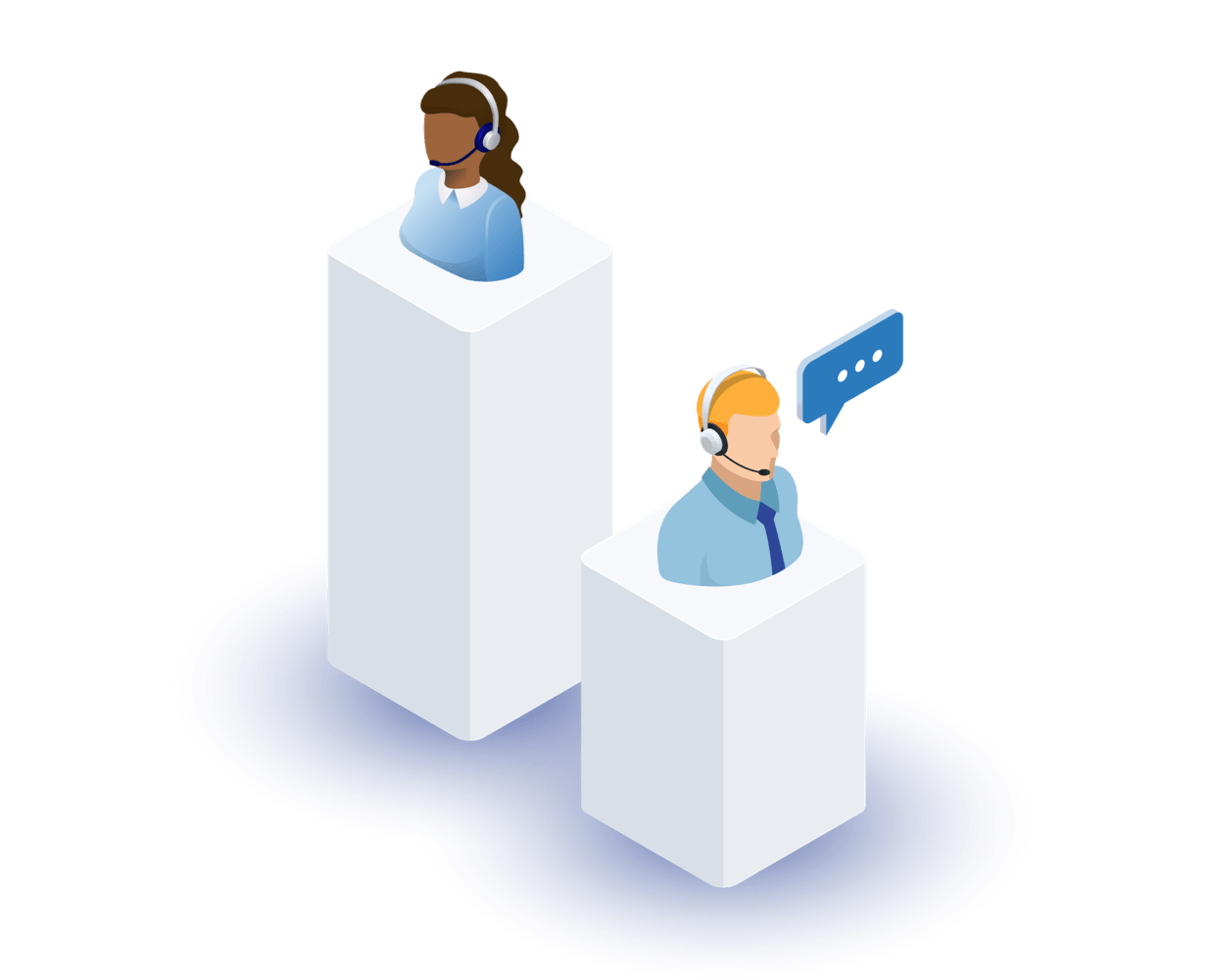 Experts de Bell soutenant l'entreprise cliente.